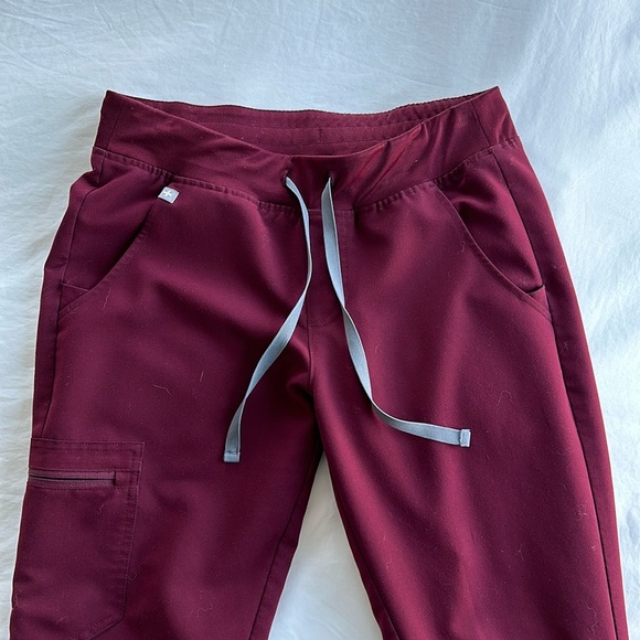 Figs Pants & Jumpsuits Figs Zamora Joggers Burgundy Poshmark